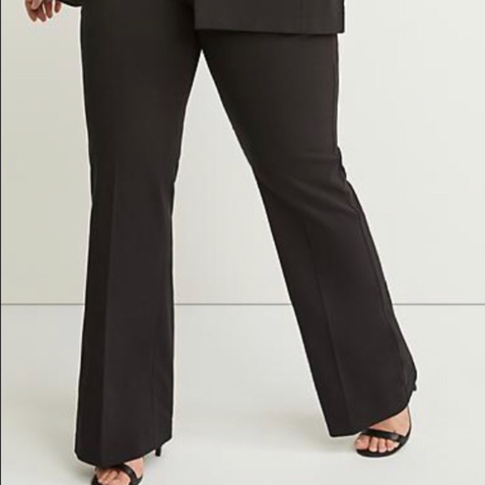 Lane Bryant Plus Size Black Stretch Pants